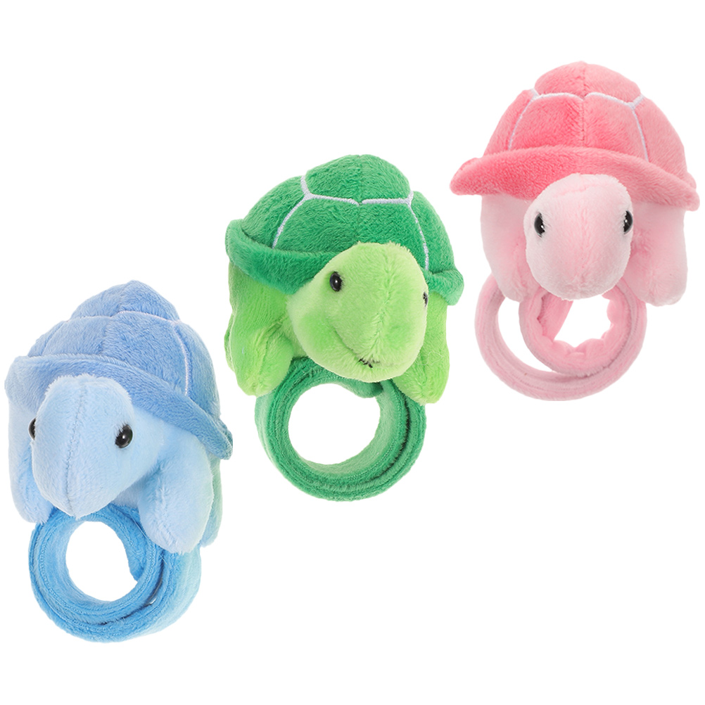 Turtle Slapper Raindrops Stuffed Turtle Slap Bracelets Plush For Kids Party Favors ...