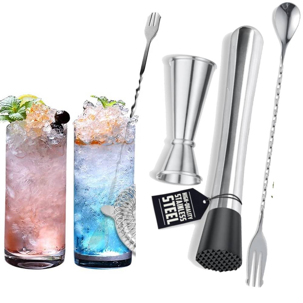 Mojito Muddler Miso Muddler 10 Inch Stainless Steel Cocktail Muddler Mojito Ingredients Muddler For Drinks - View #4