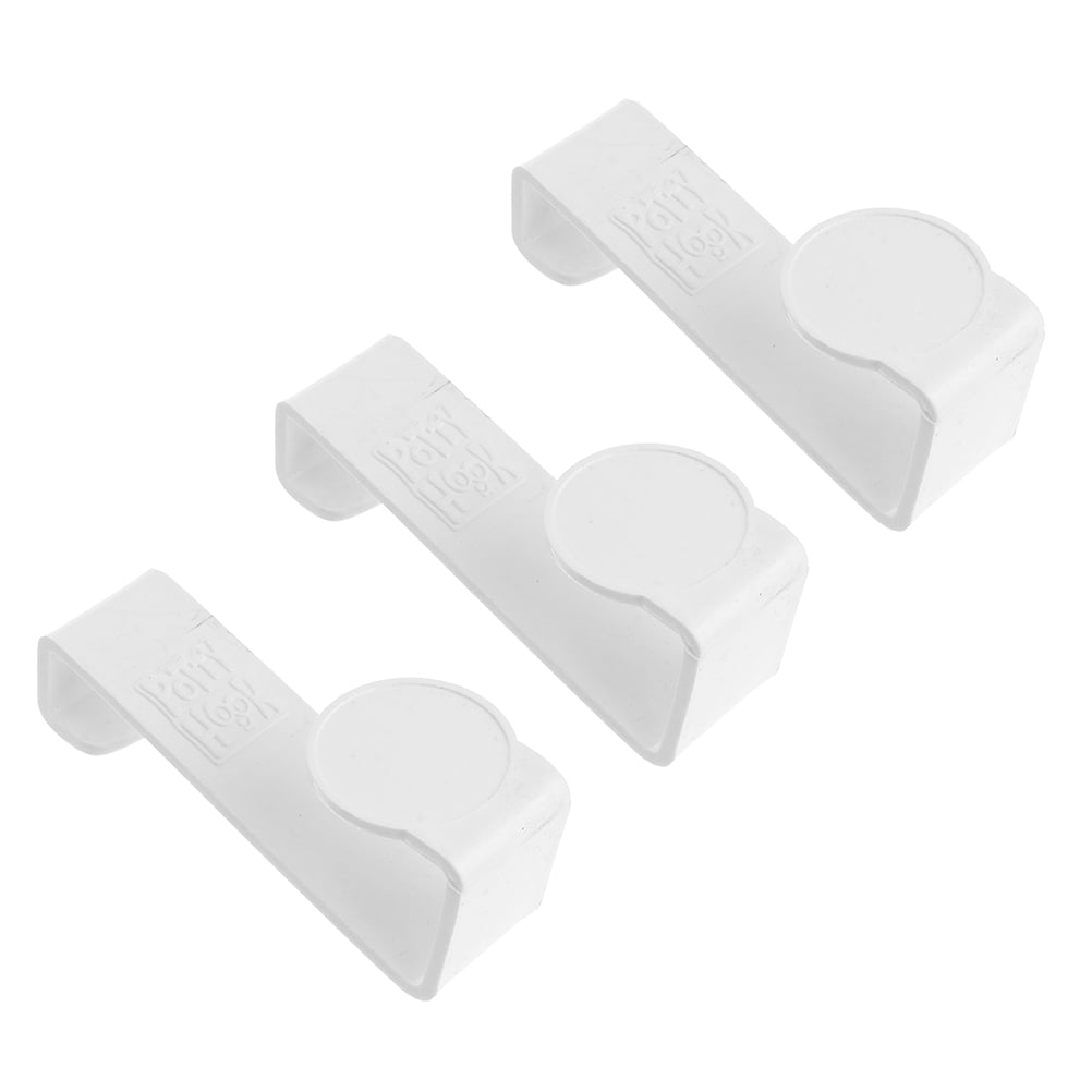 3 Pcs Multifunctional Z Hook Plastic Hangers Potty Hanging Hooks Toilet