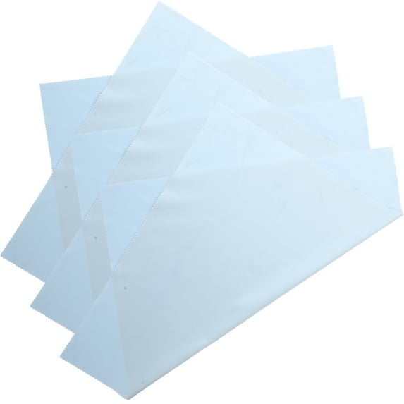 WASHWEPE Glasses Cleaners Microfiber Cloth Sky-Blue 3Pack 14.6X14.6in