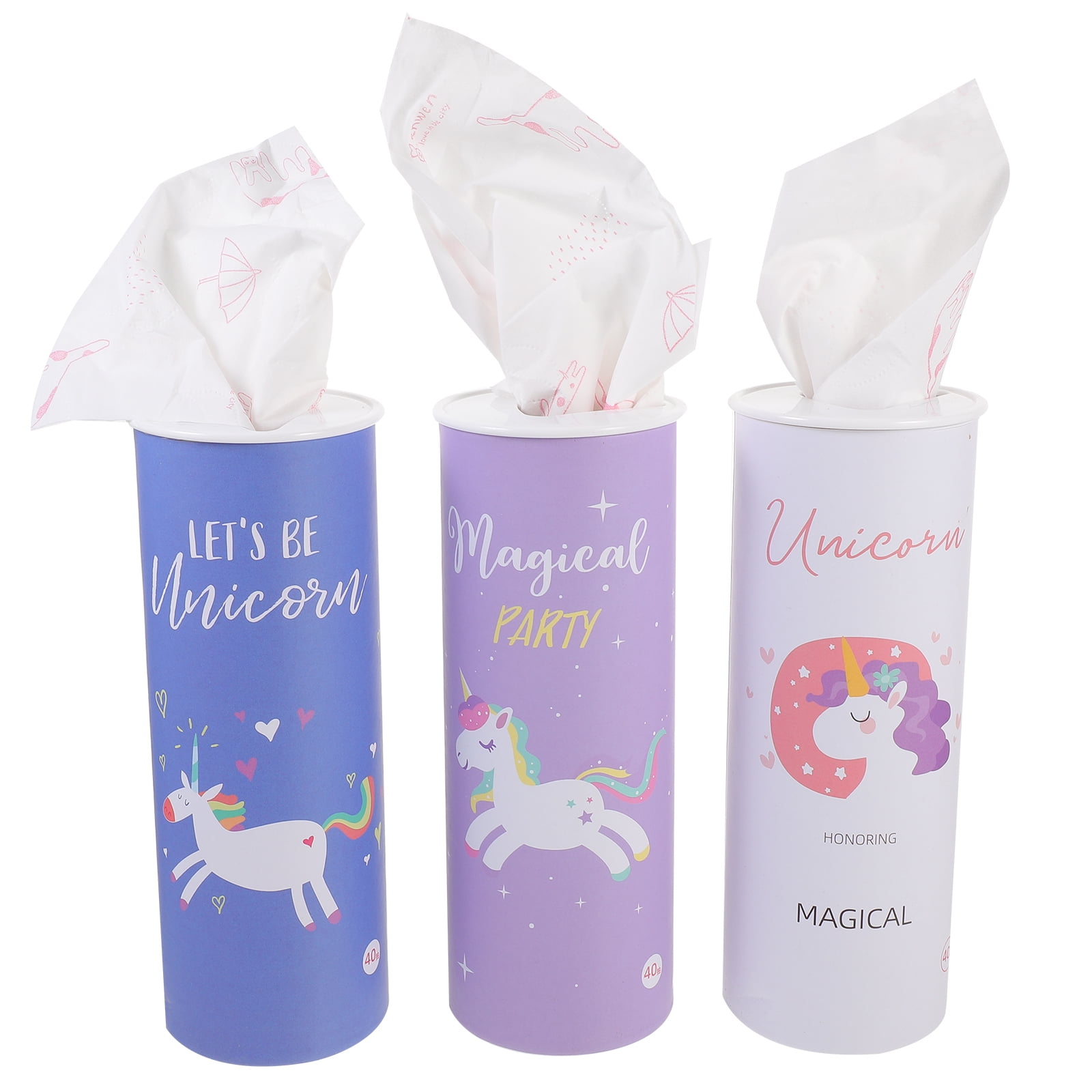 3 Pcs Napkins Rainbow Paper Car Tissues Boxes Dropshipping Travel