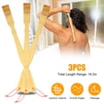 thumbnail image 1 of 3 Pcs Natural Bamboo Back Scratcher Long Reach Pick Itch Relief Tool, 1 of 7