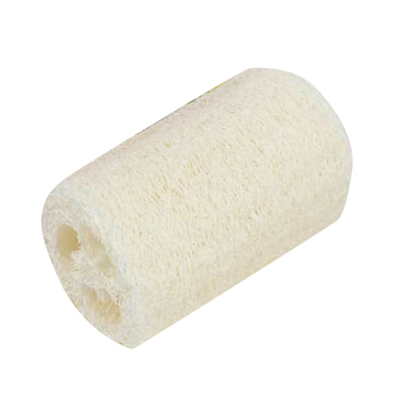 3-Pcs Natural Loofah Exfoliating Sponge Khaki, For Bath Spa Shower, Biodegradable, Soft After Soaking, Eco-Friendly