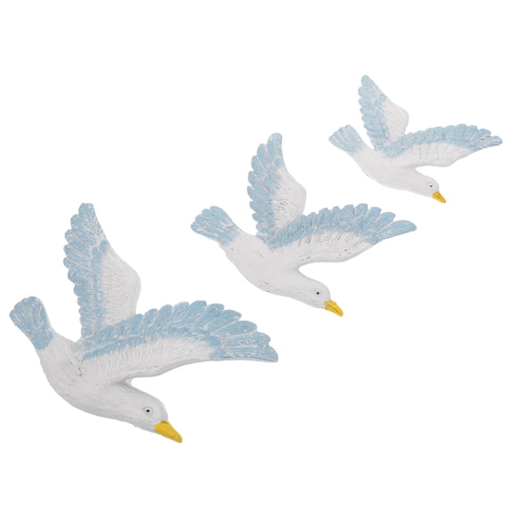 3 Pcs Nautical Decorations Seagulls Seaside Bride