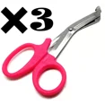 thumbnail image 1 of 3 Pcs New Pink Utility Scissors 5.5" Multi-Purpose Diy Ems Emt Shears Tools, 1 of 4