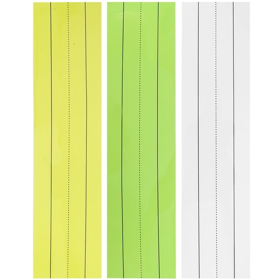 FENGGUIQU 3-Pack Erasable Magnetic Sentence Strips for Classroom Teaching, Practical Educational Tool for Learning and Writing