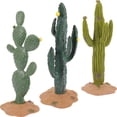 thumbnail image 1 of 3 Pcs Office Decor Craft Cactus Figurines Mini Cactus Ornaments Cactus Decor Car Models Tiny Cactus Figurines Child, 1 of 6