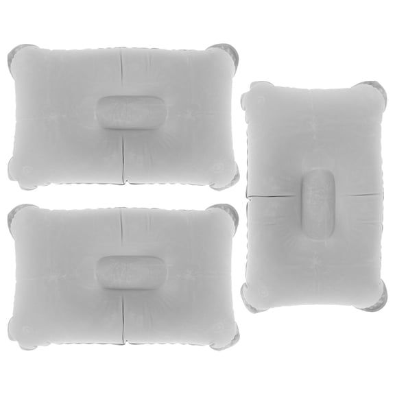 3 Pcs Outdoor Camping Pillow Bed Pillows Outdoor Supplies Blow up Camping Pillow Convenient Camp Pillow Travel