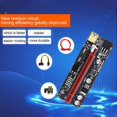 3 Pcs PCIE Riser 1X to 16X Graphics Extension Card for GPU Mining