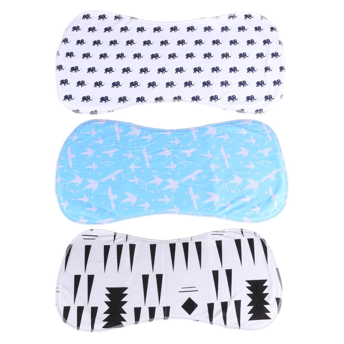 3 Pcs Paños Para Eructos De Bebe Burping Cloths for Babies Burp Pads