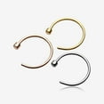 thumbnail image 1 of 3 Pcs Pack of Basic Steel Nose Hoops-Assorted, 1 of 2