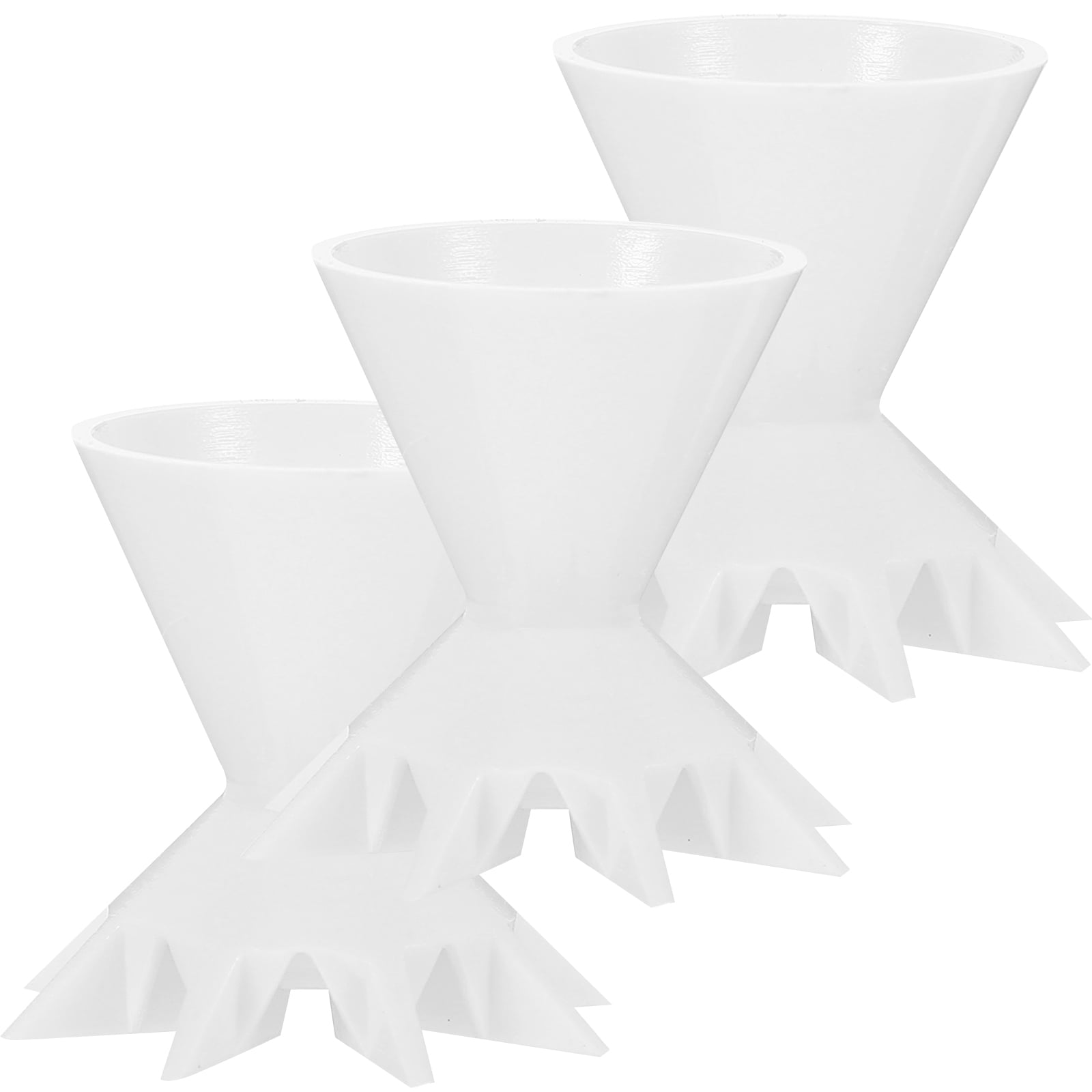 3 Pcs Paint Pouring Cup Split Cups Epoxy Pigment Container Silicone