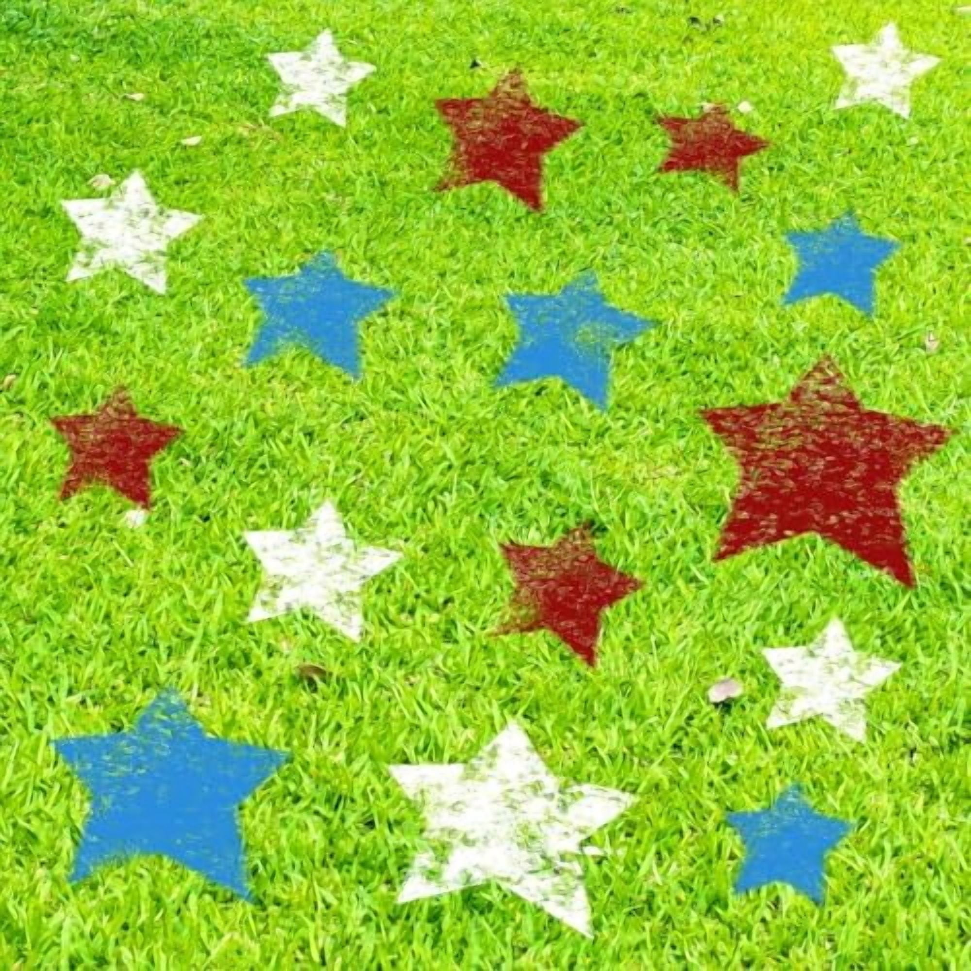 3 Pcs Patriot Day Large Star Stencil for Yard Star