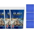 thumbnail image 1 of 3 Pcs Pet Safe Ice Melt 3.53 oz, Premium Pet Friendly Snow Salt with 3 Rags, Contains No Toxic Chlorides or Painful, Ice Melt for Snow and Ice Removal, 1 of 6