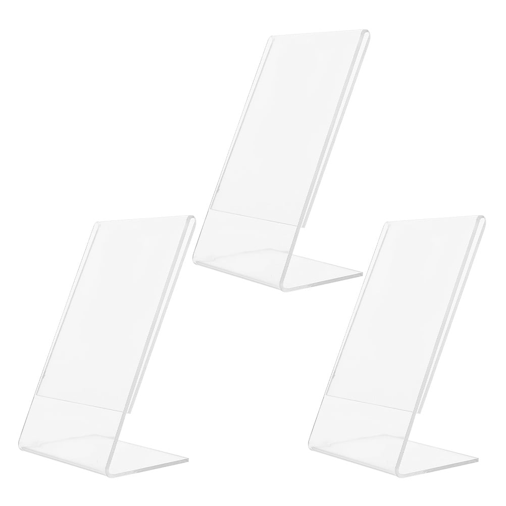 3 Pcs Photo Frame Display Shelf Acrylic Display Frame Display Holder