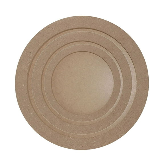 Raindrops Paint Picture Frame Wood Color For Child Development 3Pcs 9.6x9.6x0.8In