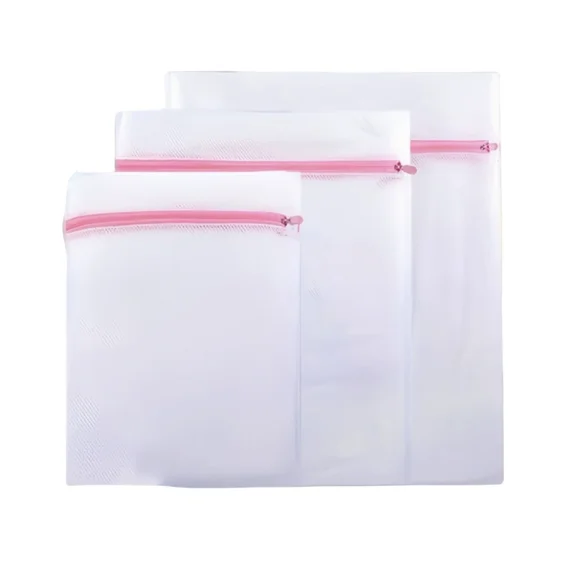 3 Pcs (Pick Size) For Sorting & Washing Clothes Wash Bags Mesh Laundry Bags