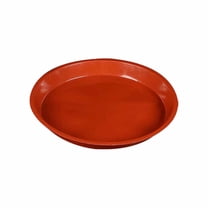 3 Pcs Plant Saucer, Round Plastic Plant Trays, Terracotta Plastic Plant Saucers, Heavy Duty Indoor Plant Trays Plant Saucer Plant Trays or Pots with Water Drainage, Drip Catcher & Decor