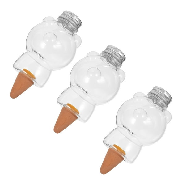 3 Pcs Plant Waterer Globe Live Self Succulent Planters Plants Flower Pot