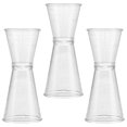thumbnail image 1 of 3 Pcs Plastic Double-ended Measuring Cup Small Wine Glasses Martini Bartender Jigger Cocktail Tool Shot Ounce, 1 of 6