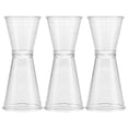thumbnail image 1 of 3 Pcs Plastic Double-ended Measuring Cup Wine Glasses Jigger Cocktail Measure Home Bartending Martini, 1 of 6