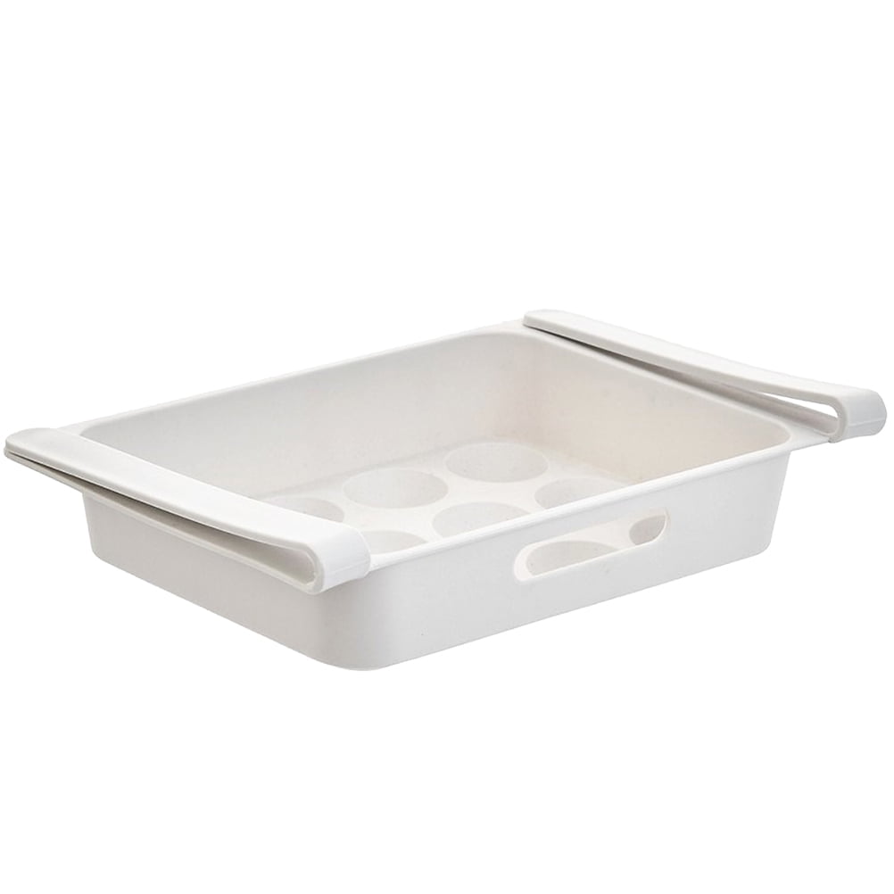 3 Pcs Plastic Storage Drawers Egg Carton Tray for Refrigerator Fridge