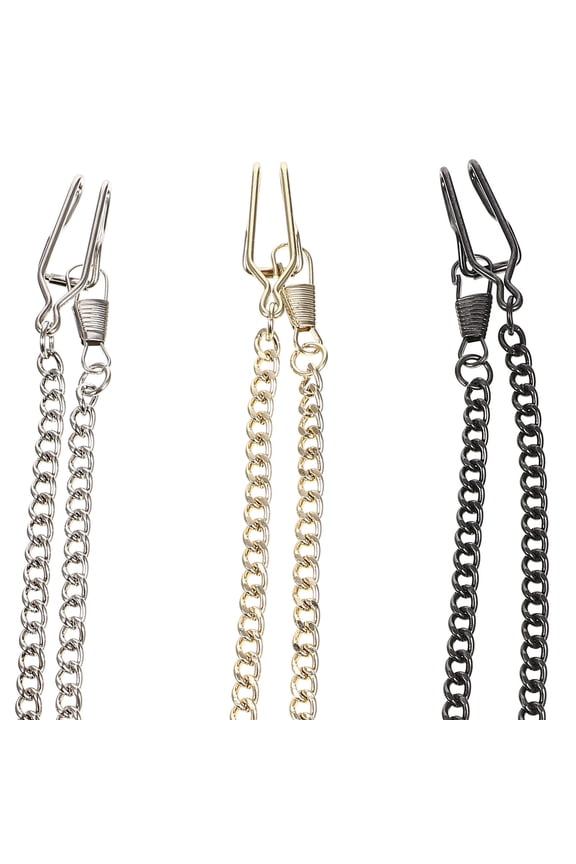 Casual Chain Accessory Set for Men Jeans and Vest, 3 Pieces Stylish Men's Fashion Jewelry