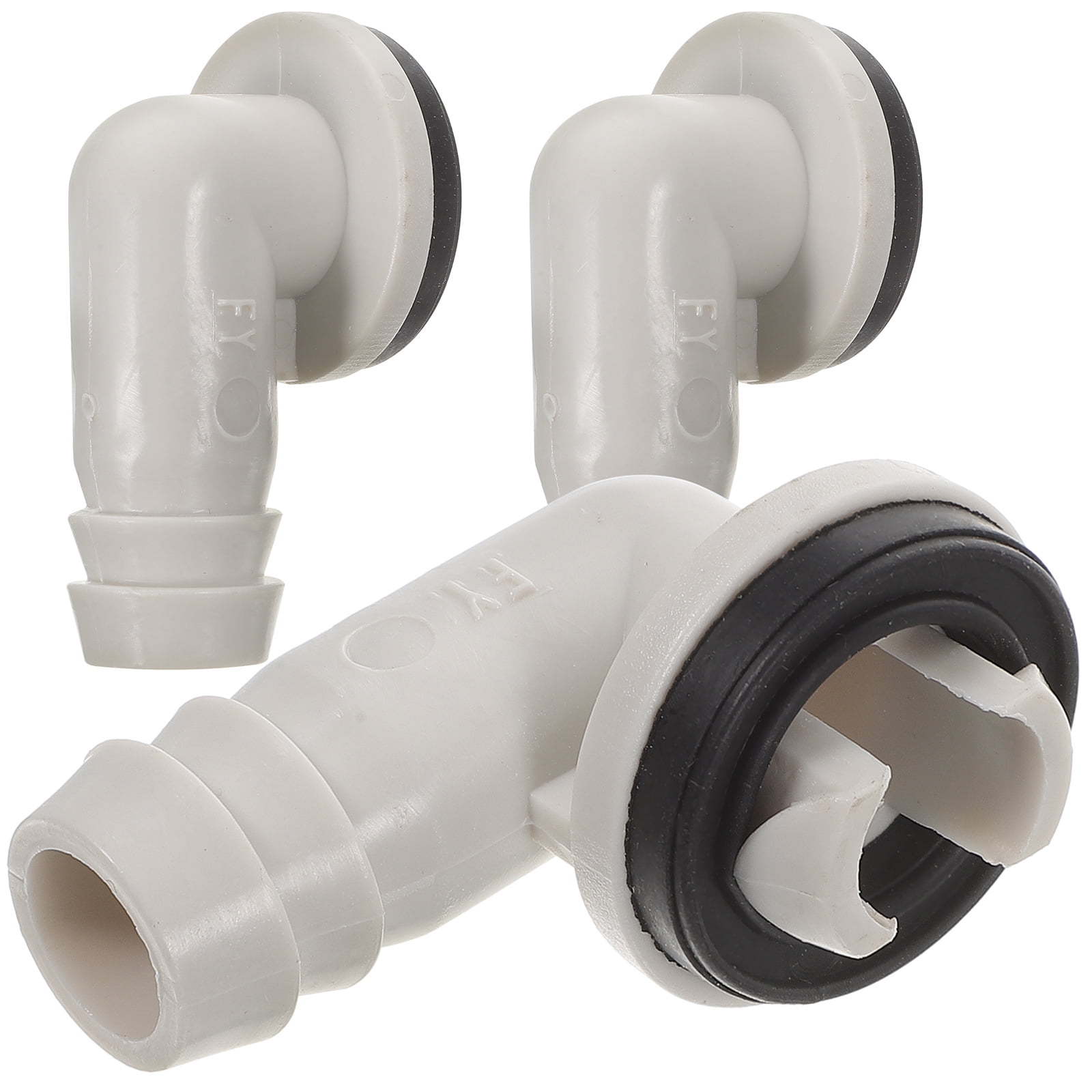 3 Pcs Portable Air Conditioners Water Drain Hose Connector Elbow