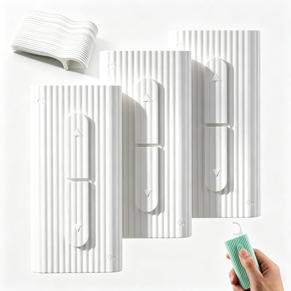 3 Pcs Portable Dental Floss Case, Automatic Pop-up Portable Floss Dispenser for Cleaning Teeth and Oral Care, Storage 10 Picks Floss in Box, Refillable Holder for Travel Home Hotel Dinner (White)