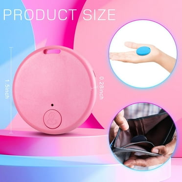 3 Pcs Portable Smart GPS Tracking, Key Item Finder Locator, for iOS/Android, Mini Anti-Lost Bluetooth Tag Item Tracker for Kids Phone Car Wallet Luggage Pet, Black