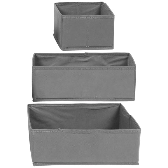 3-Piece Portable Wardrobe Closet Set with Cover, Storage Bins, Sock Organizer, Bra Holder, Underwear Case, and Drawer Boxes