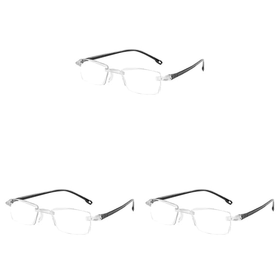 3 Pcs Auto Focus Adjustable Glasses, Anti Blue Light Reading Glasses for Presbyopia, Computer Glasses Progressive Lenses with Case and Cloth