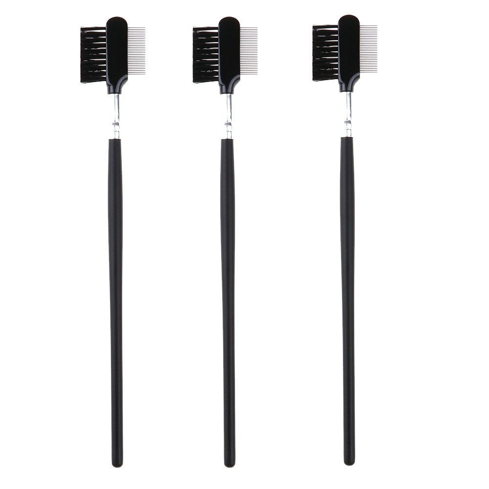 3 Pcs Premium Eyelash Comb \u0026 Eyebrow Brush Combo,Define your Brow and Lashes,Reusable Lash and Brow Groomer set