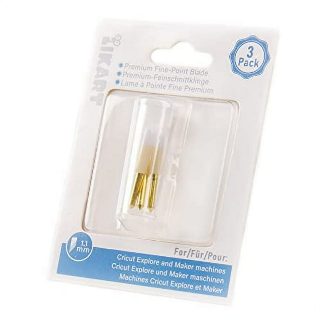 3 Pcs Premium Fine Point Blades for Cricut Explore 3/Air 2/Air/One/Cricut Maker 3/Maker, Likart
