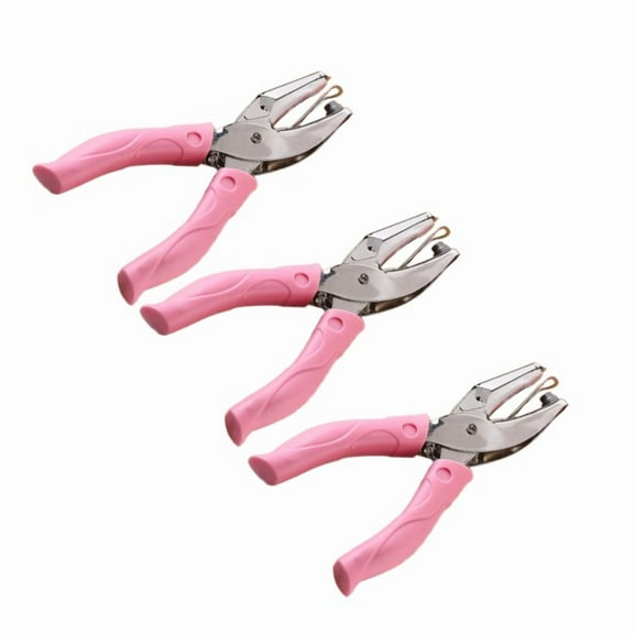 3 Pcs Punch Manual Heavy Duty Paper Puncher for Thick Cardstock Use