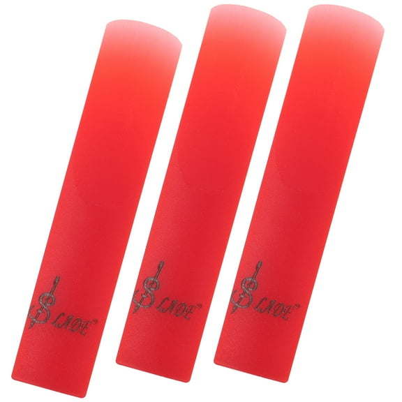 WEUVEB Clarinet Reeds Resin 3-Pack Easy to Install Outdoor Use Musical Instrument Accessories