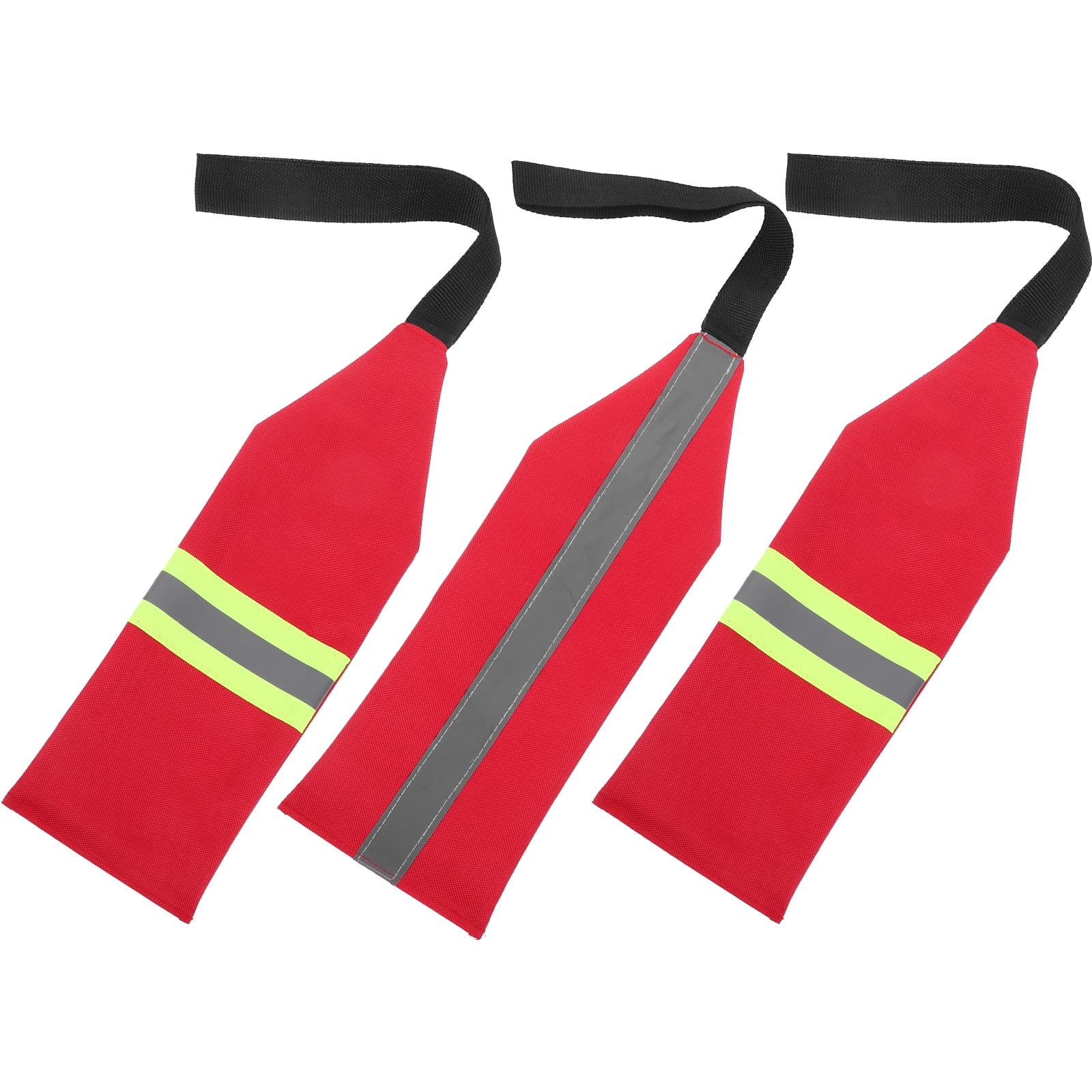 3 Pcs Reflective Safety Flag Kayak Warning Flags Boat Water Ski Towing