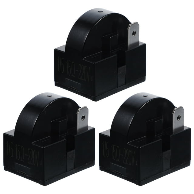 3 Pcs Refrigerator Starter Relays for Mini Fridge Minirefrigerator