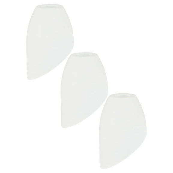 LITINKIMI Light Bulb Cover White Plastic For Study 3Pcs 5.4X4.3X1.6In