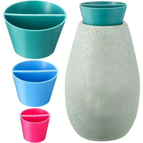 3 Pcs Rim Cone Pottery Trimming Tools, Pottery Rim Shaper, 3D Printed Ceramic Craft Fixing Tool Supplies for Clay Enthusiasts, Multiple Sizes (Xs, S, M)