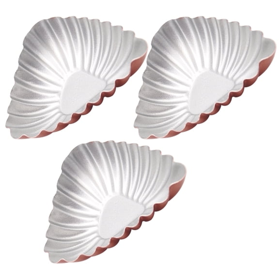 TEHAUX Small Cake Mold Carbon Steel Silver For Experienced Bakers 3Pcs 2.95x2.95x0.79In