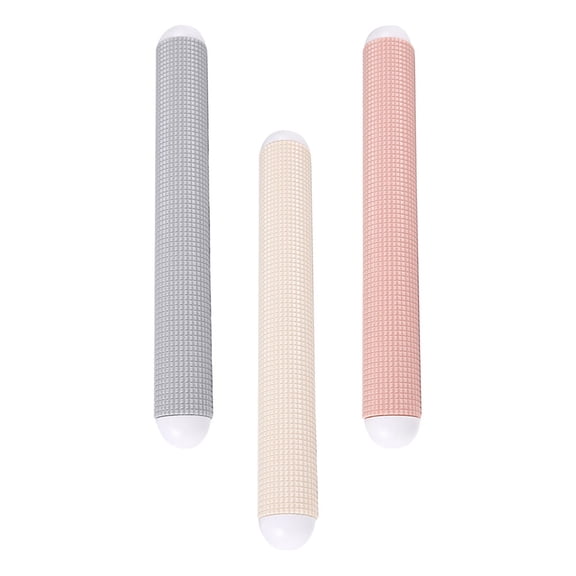 TABLZONE Set of 3 Lightweight ABS Pastry Rolling Pins for Baking and Cooking, Grey Kitchen Tools