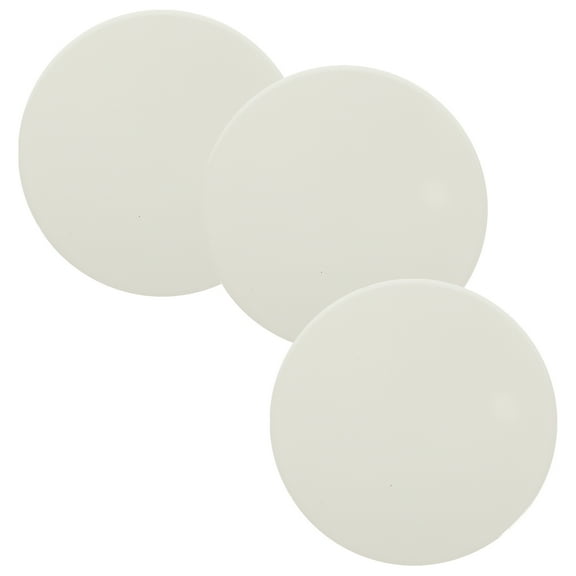 3 Pcs Round Placemats Cup Coasters for Car Coffee Mug Heat Sublimation Hot Plate Blank Ceramic Absorbent