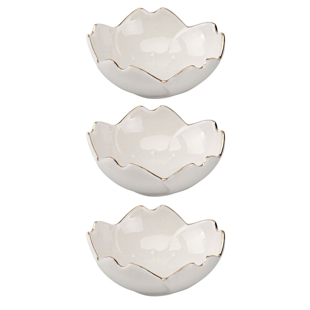 3 Pcs Seasoning Dish Bowls Dipping Household Goods Terrarium Fogger