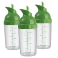 thumbnail image 1 of 3 Pcs Salad Dressing Shaker 7 oz Salad Dressing Dispenser Mixer Shaker for Soy Sauce Vinaigrette Kitchen Spice Oil Vinegar Container, 1 of 8