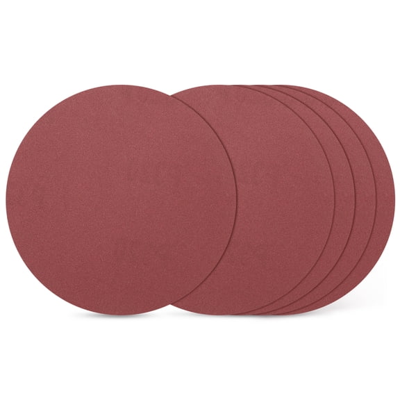 3 Pcs Sanding Discs 10 Inch 40 Grit Hook and Loop Random Orbital Sandpapers Suitable for Drywall Sander Wood Metal Furniture, Red