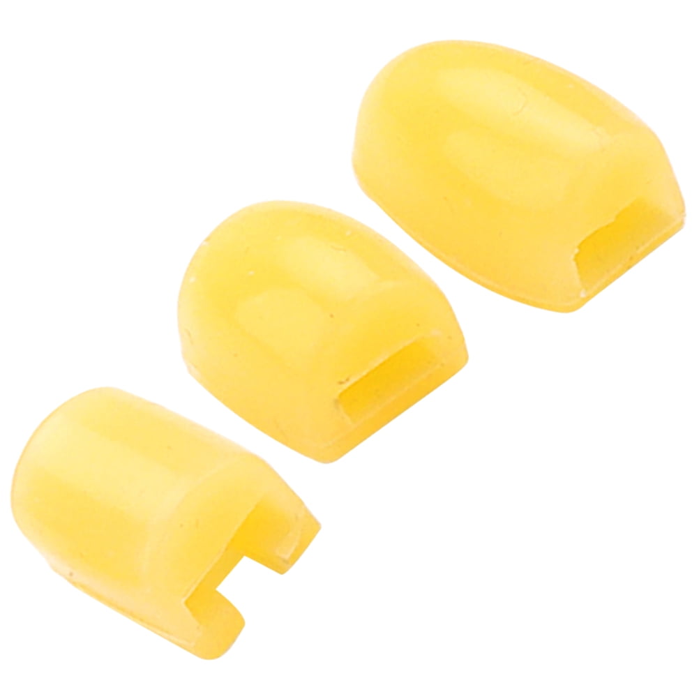 3 Pcs Sax Silicone Key Finger Rest Pad Cushion for Flute Piano Keys Tenor Thumb