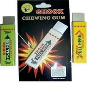 3 Pcs Shocking Gum -Shocking Electric Shock Novelty Bubble Gum Prank Trick