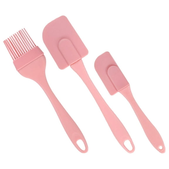 3 Pcs Silicone Baking Tools Serving Utensils Kitchen Spatula Bakery Tools Kitchen Baking Supplies Scraper Spatula