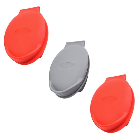 3-Piece Silicone Oyster Clips for Kitchen Shellfish Opening Tools Crab and Oyster Shucking Handheld Utensils